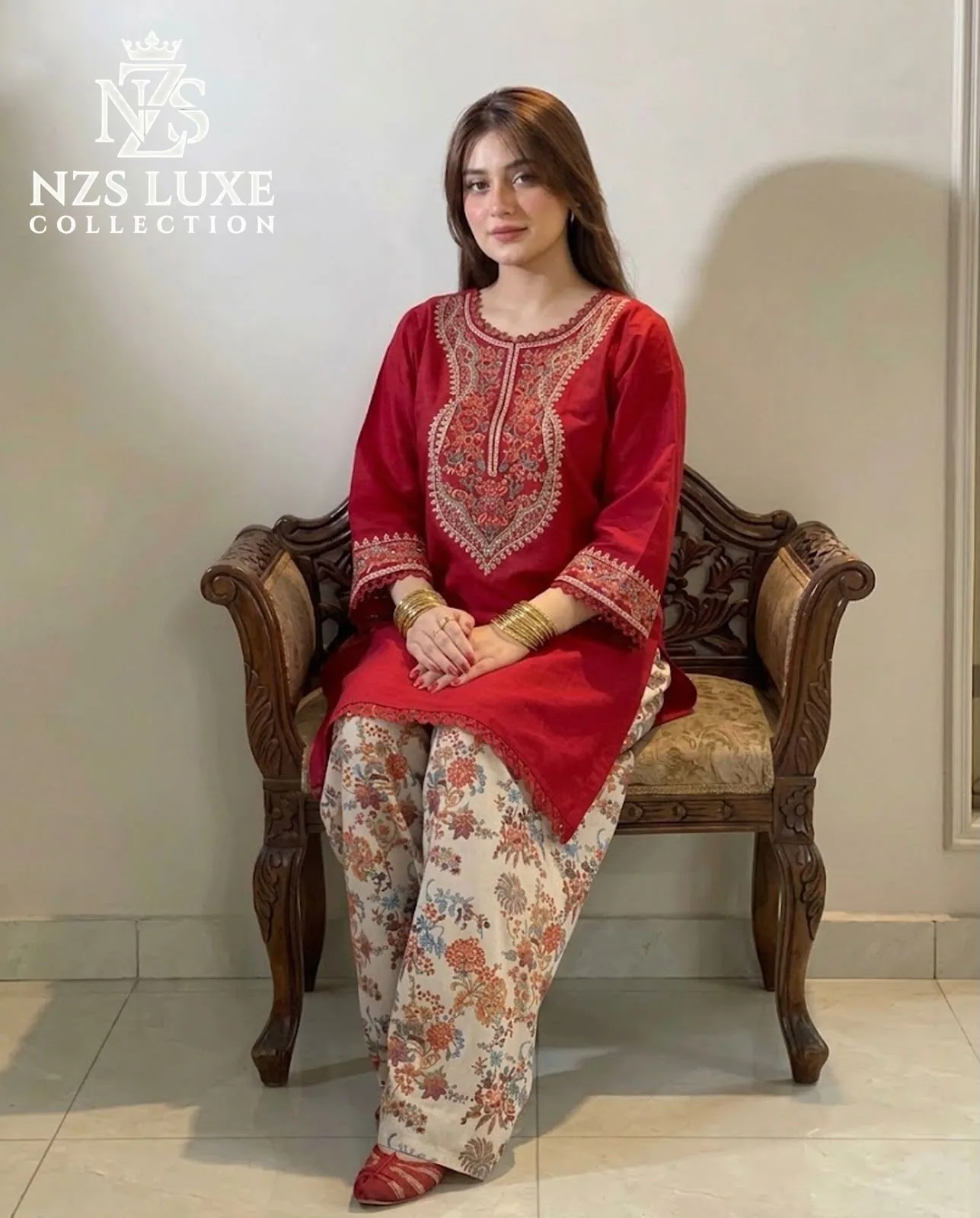 Embroidered Airjet Dhanak 2-Piece unStitched Suit - image 2