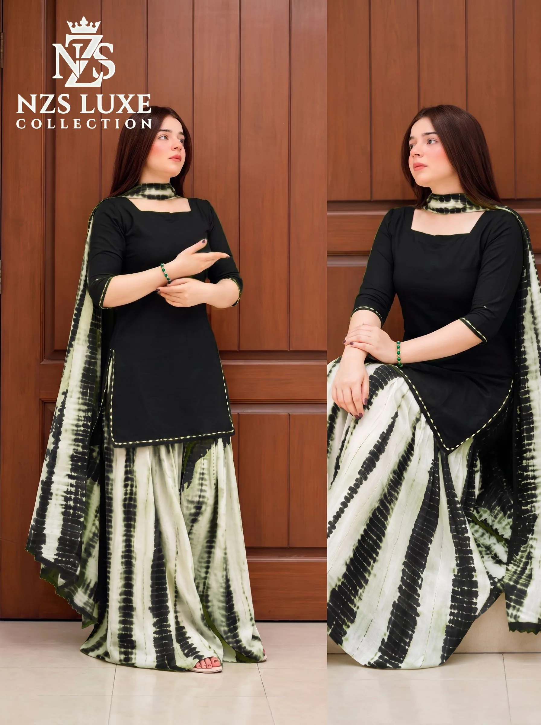 Digital Printed Linen 3-Piece unStitched Suit in Mint Green - image 5