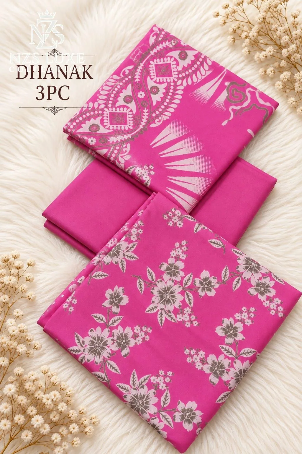 Lakhany Dhanak Printed 3-Piece unStitched Suit - image 4