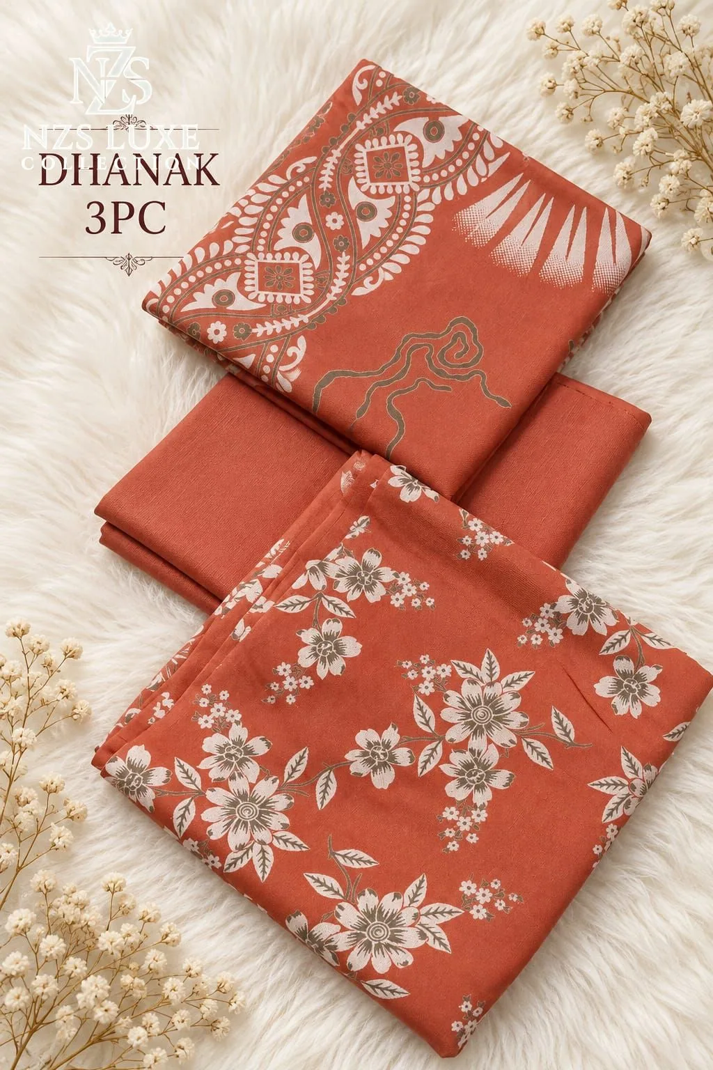 Lakhany Dhanak Printed 3-Piece unStitched Suit - image 6