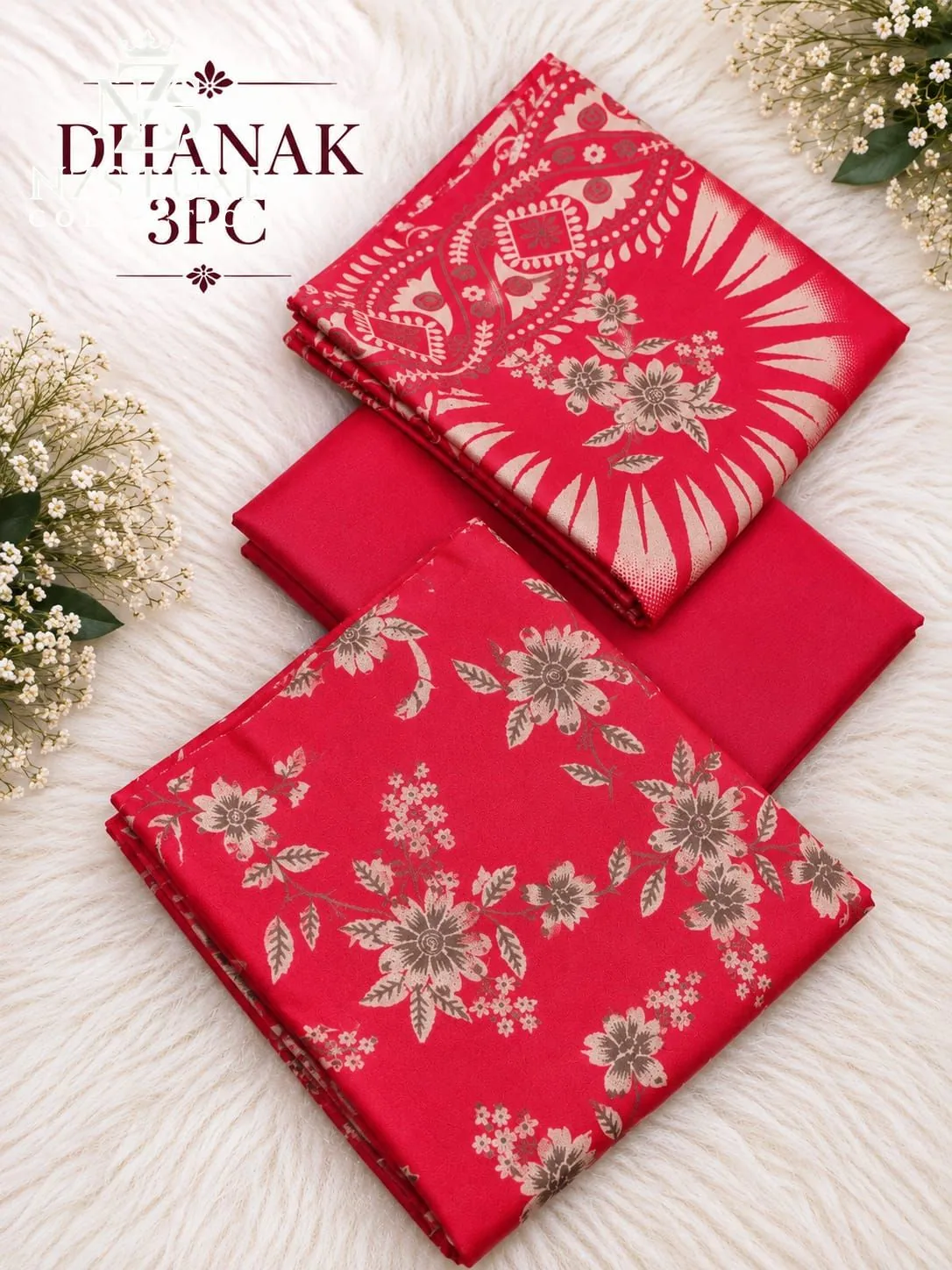 Lakhany Dhanak Printed 3-Piece unStitched Suit - image 6
