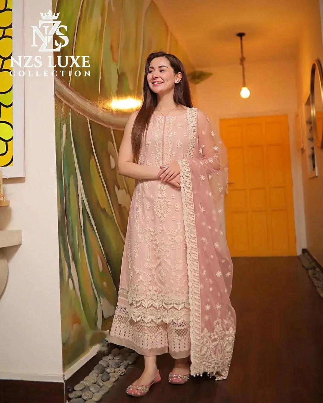 Qalamkar 7613 Dhanak Embroidered 3-Piece unStitched Suit - image 2