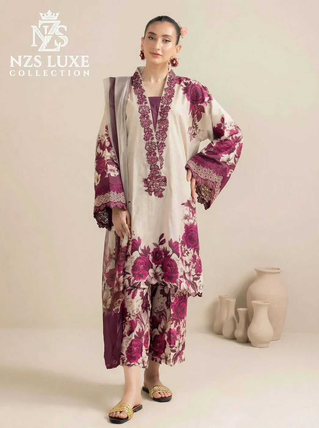 Embroidered Lawn 3-Piece Summer Collection 2026