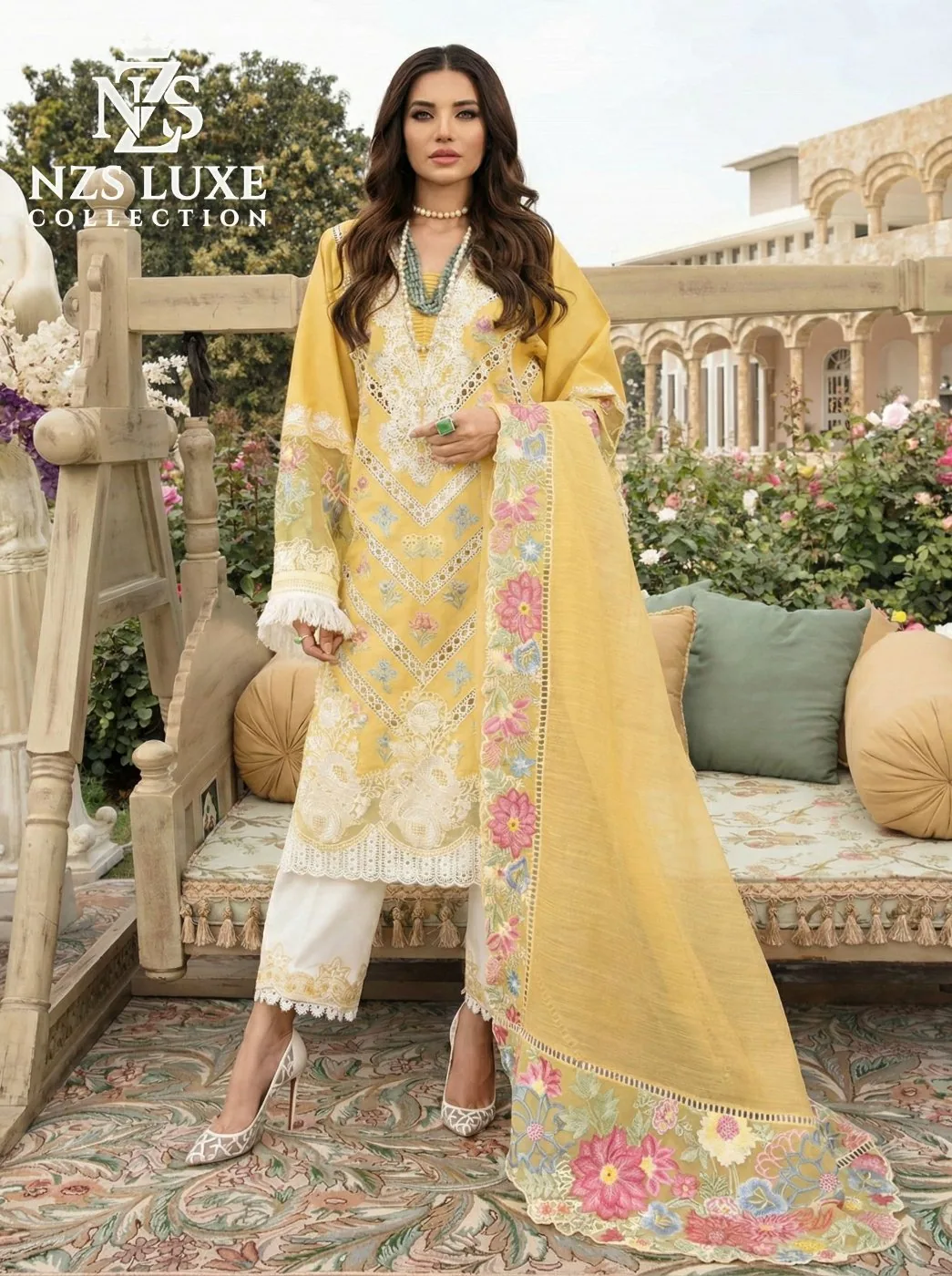 Chikankari Embroidered Lawn Festive Collection 2026