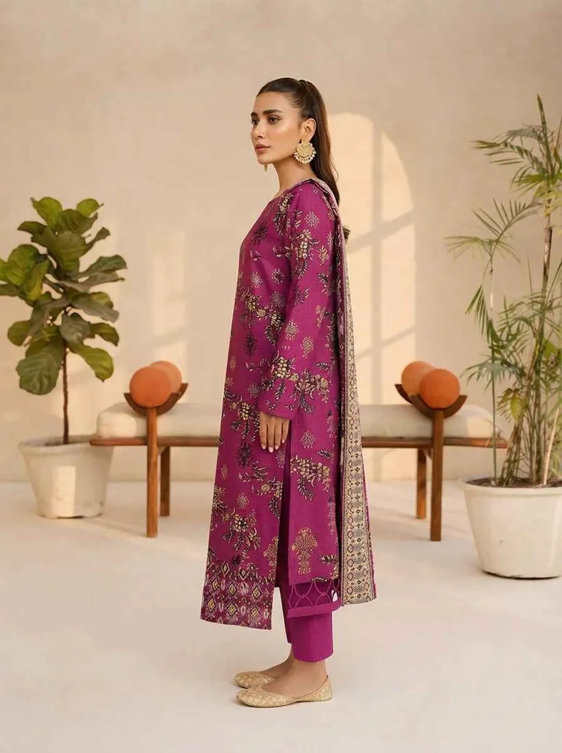 Magenta Printed Marina 3-Piece Winter Collection - image 1