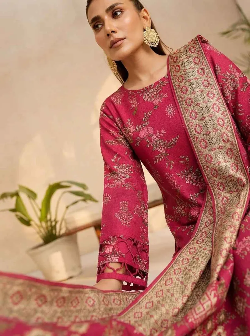 Red Printed Marina 3-Piece Winter Collection - image 3
