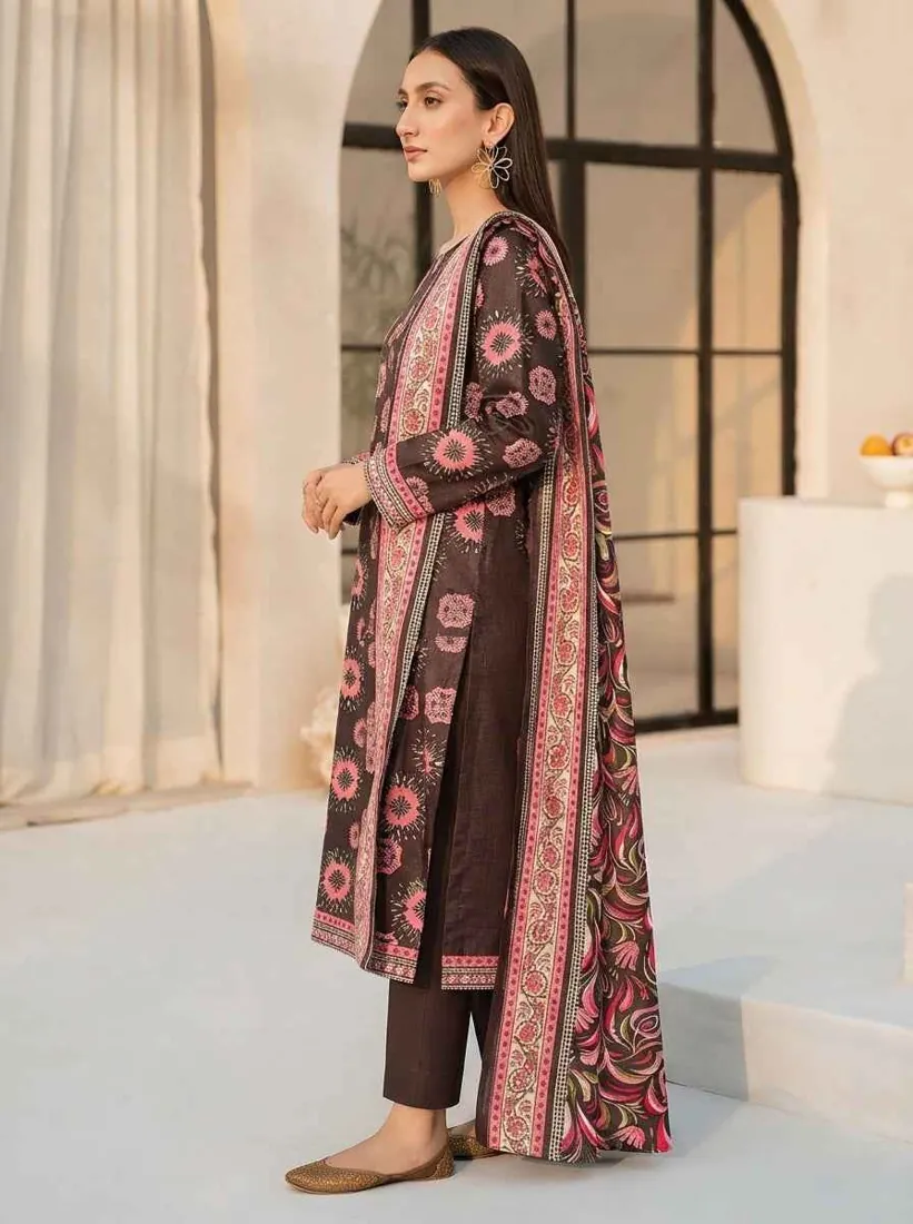 Brown Printed Marina 3-Piece Winter Collection - image 1