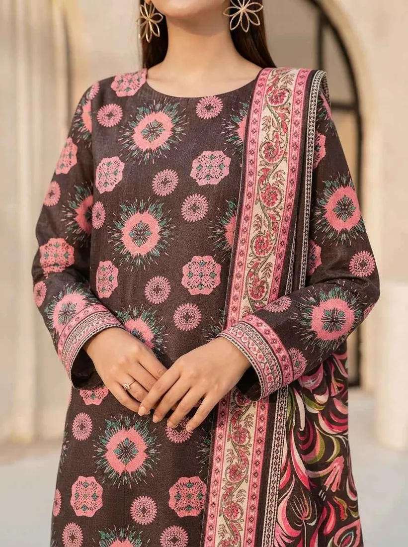 Brown Printed Marina 3-Piece Winter Collection - image 3
