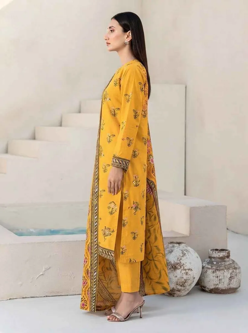 Yellow Printed Marina 3-Piece Winter Collection - image 1