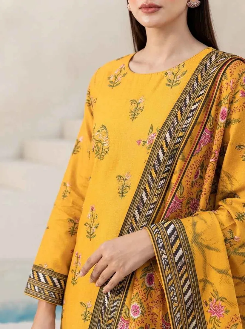 Yellow Printed Marina 3-Piece Winter Collection - image 3